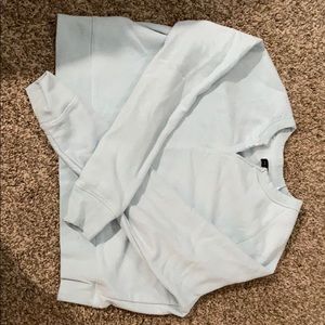 L.A. hearts cropped sweatshirt